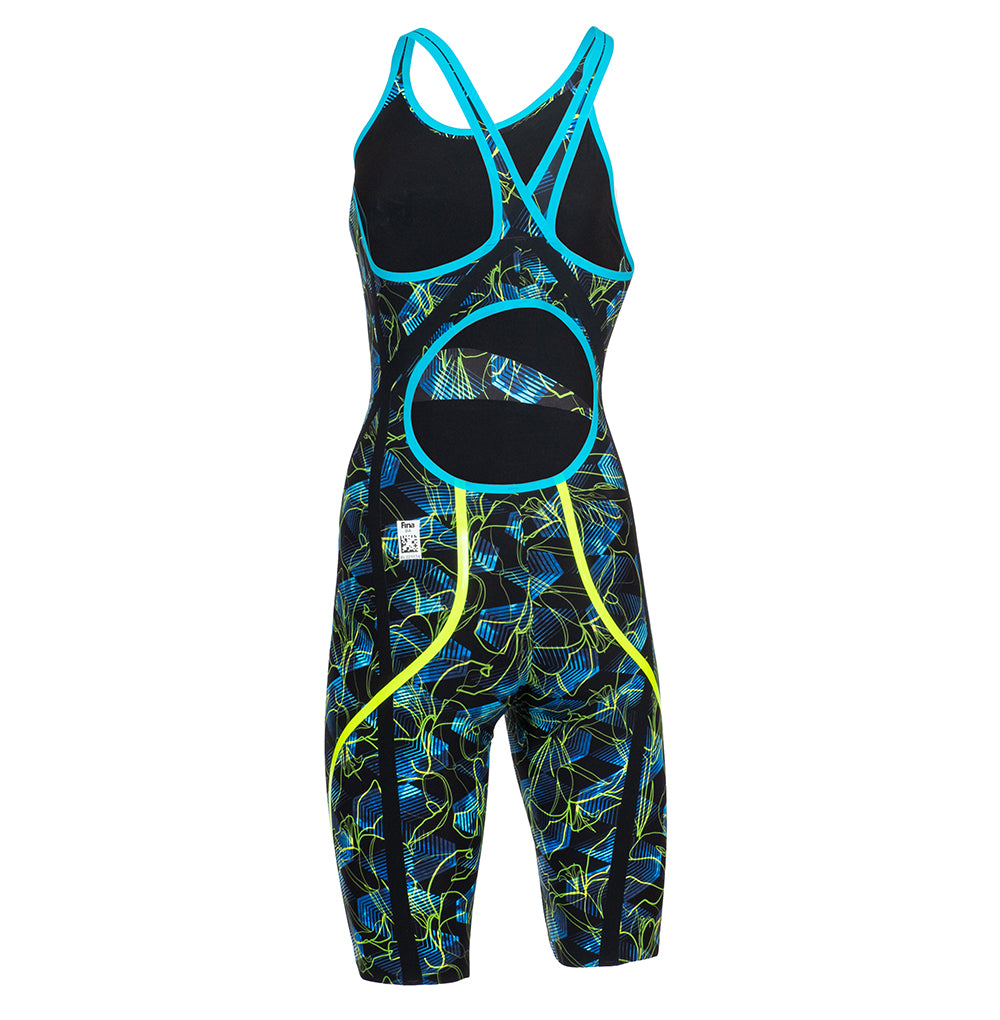  Blueseventy Electric Blue Lilly Nero TX2 Kneeskin - Blueseventy
