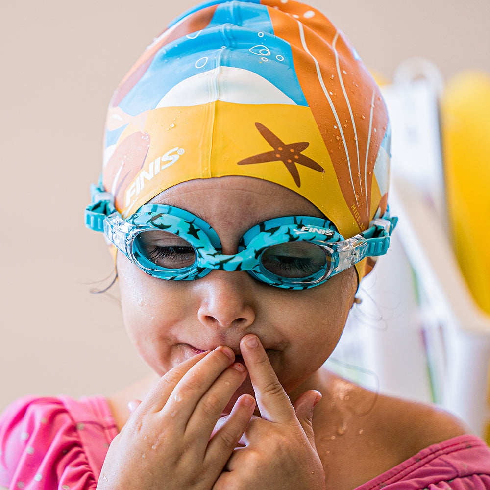  FINIS Kids Adventure Blue Shark Goggle - FINIS