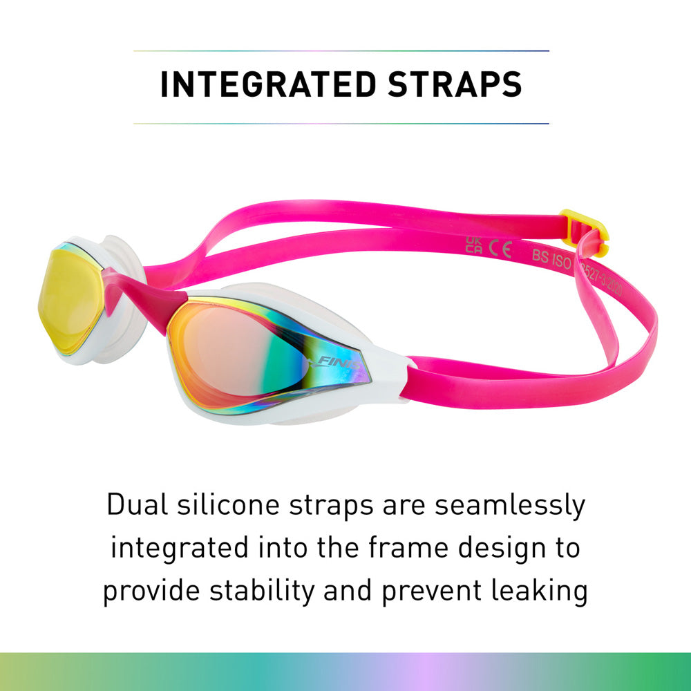  FINIS Pink Opal Mach 1 Race Goggle - FINIS