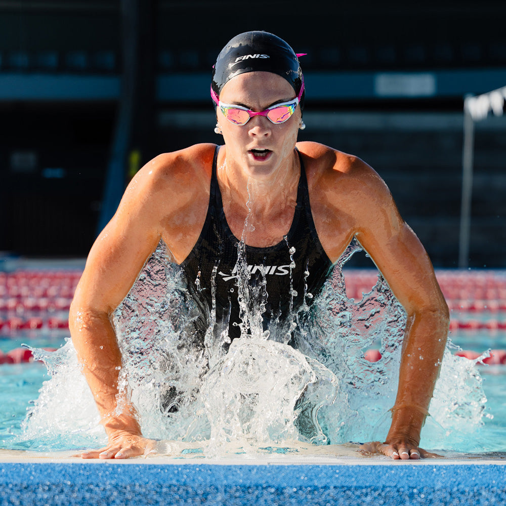  FINIS Pink Opal Mach 1 Race Goggle - FINIS