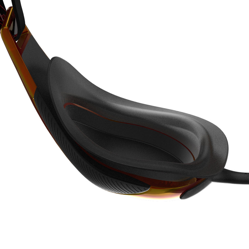  Speedo Fastskin Mirror Hyper Elite Goggle - Black Fire - Speedo