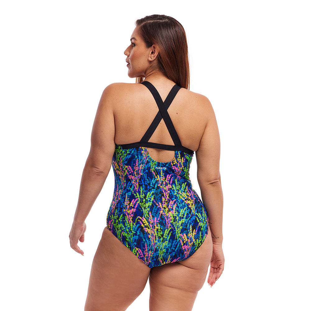  Funkita Midnight Meadow Ladies Form One Piece Brace Me Back
