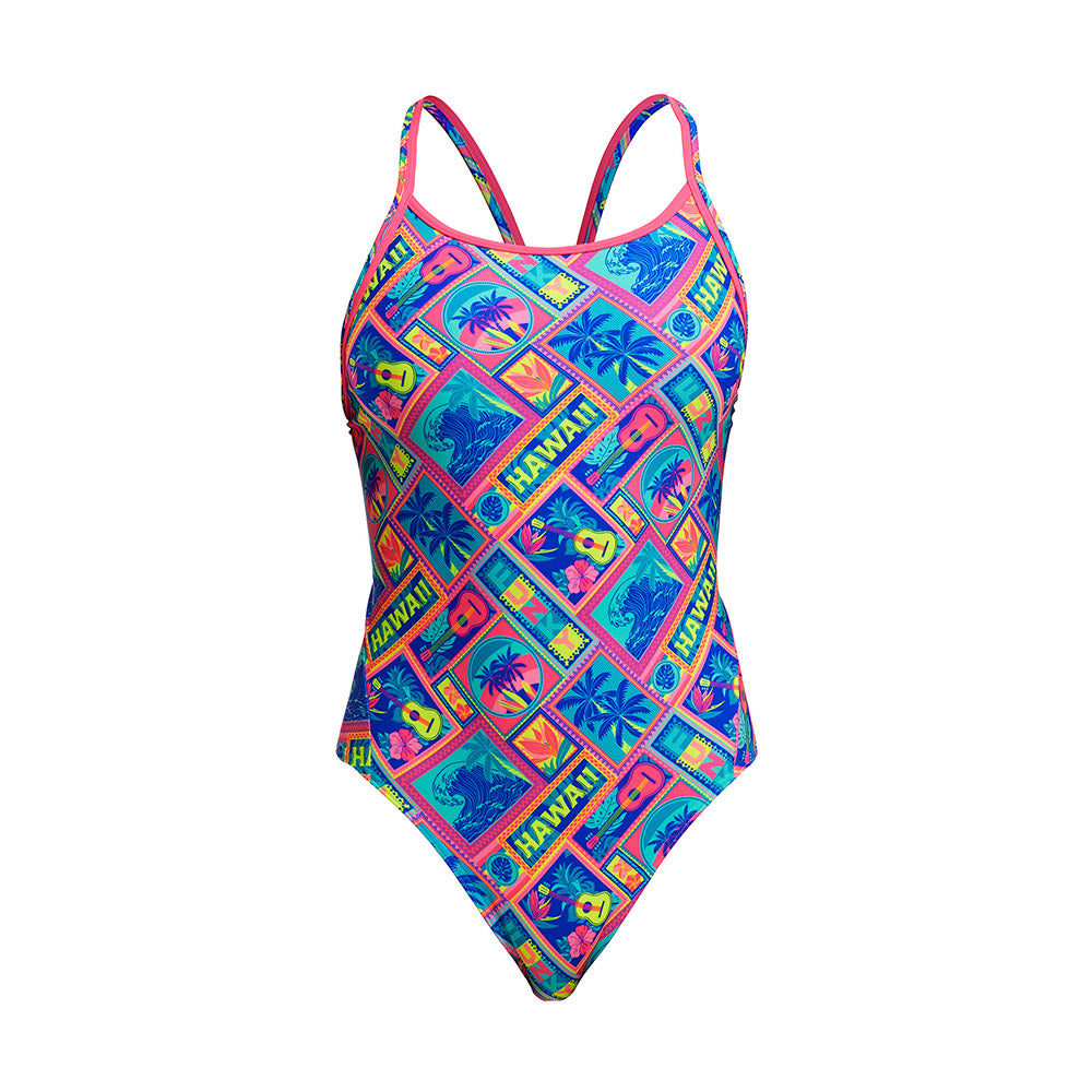  Funkita Ladies Coco Canel Diamond Back One Piece - Funkita