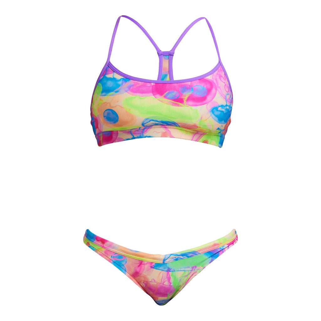  Funkita Sweet Sting Ladies Swim Crop Top - Funkita