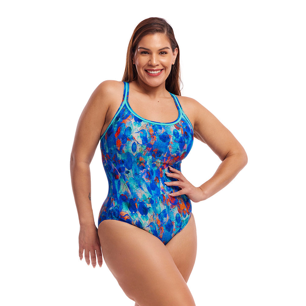  Funkita Paint Press Ladies Locked In Lucy One Piece