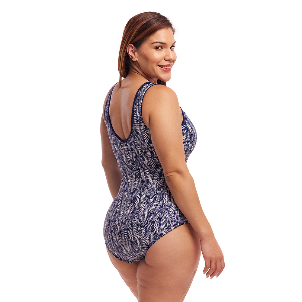  Funkita Pressure Palm Ladies Zip Front One Piece