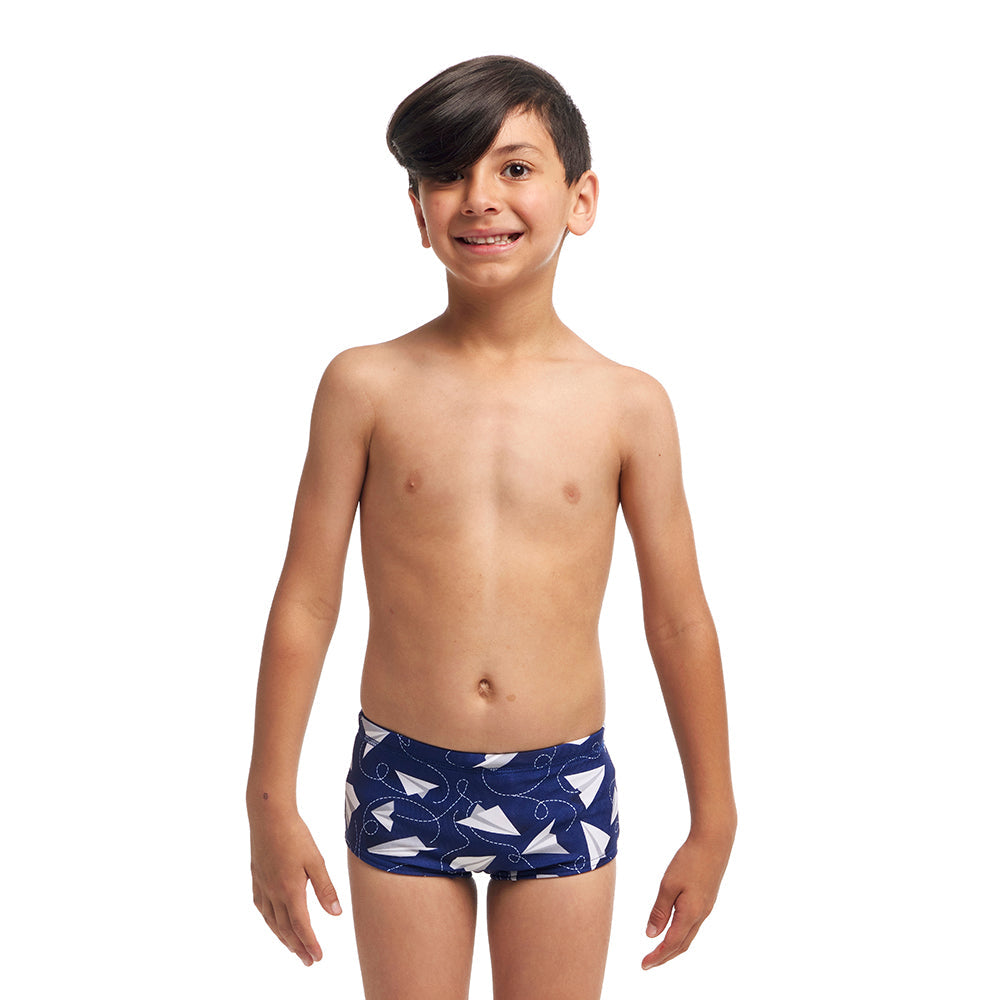  Funky Trunks Paper Plain Toddler Boys Printed Trunks