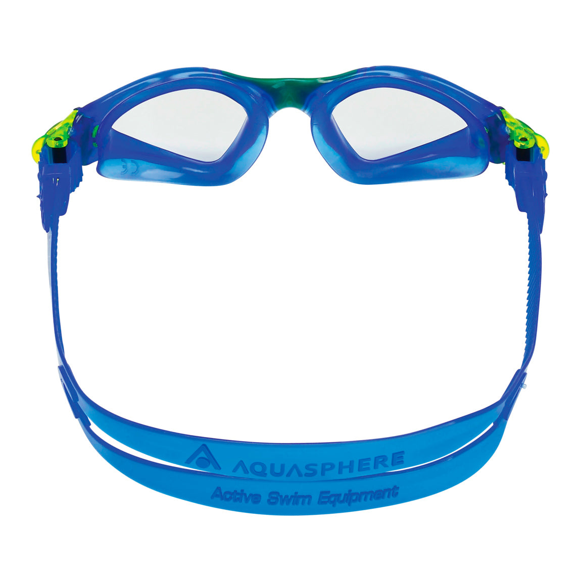  Aqua Sphere Kayenne Jr Swim Goggles Blue/Yellow - Aquasphere