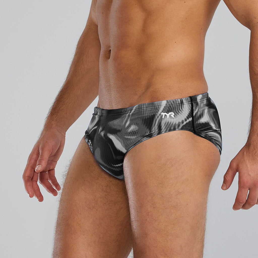  TYR Titanium Wave Durafast Elite® Men's Brief