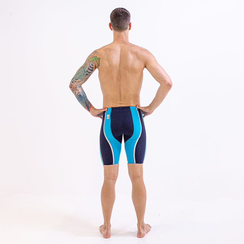  FINIS Rival 1.0 Navy/Aqua Jammer Race Suit - FINIS