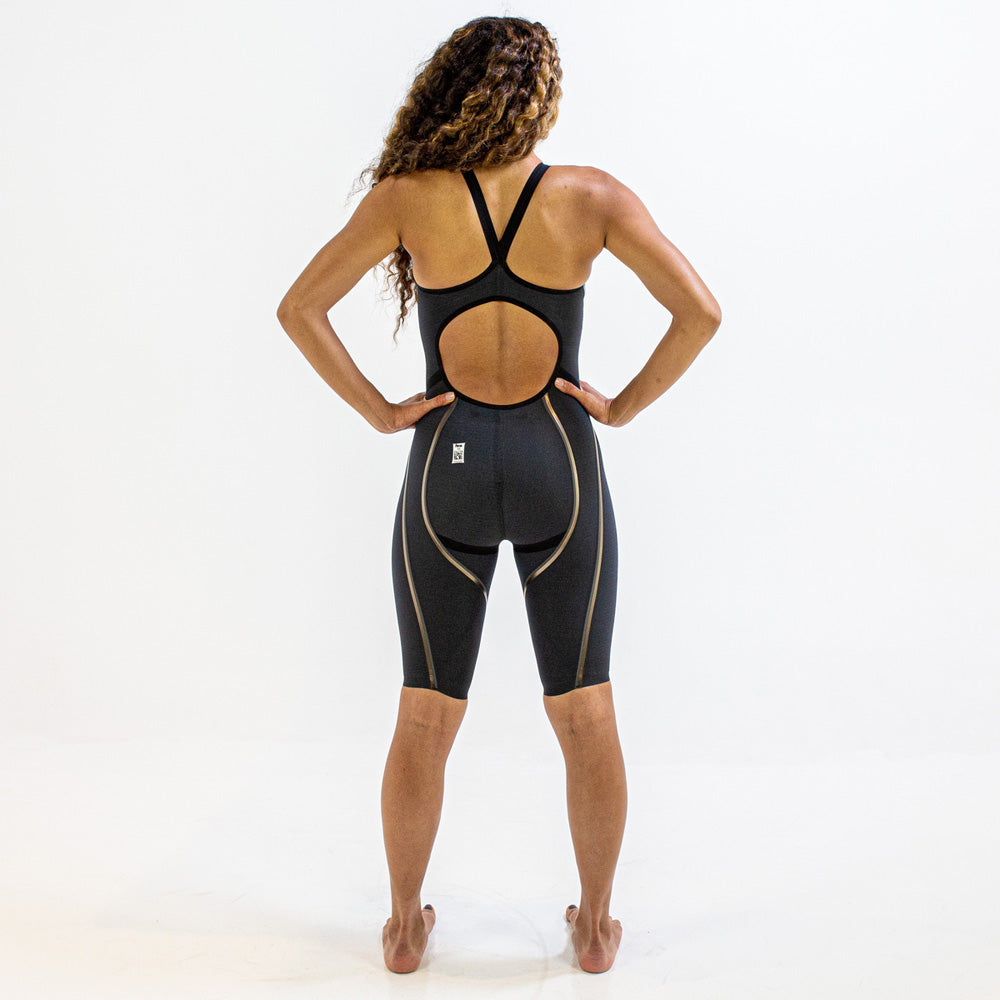  FINIS Rival Black 2.0 Open Back Race Suit - FINIS