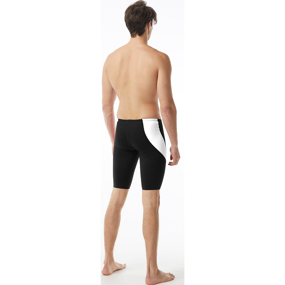  TYR Hexa Durafast Elite® Curve Splice Black/White Jammer
