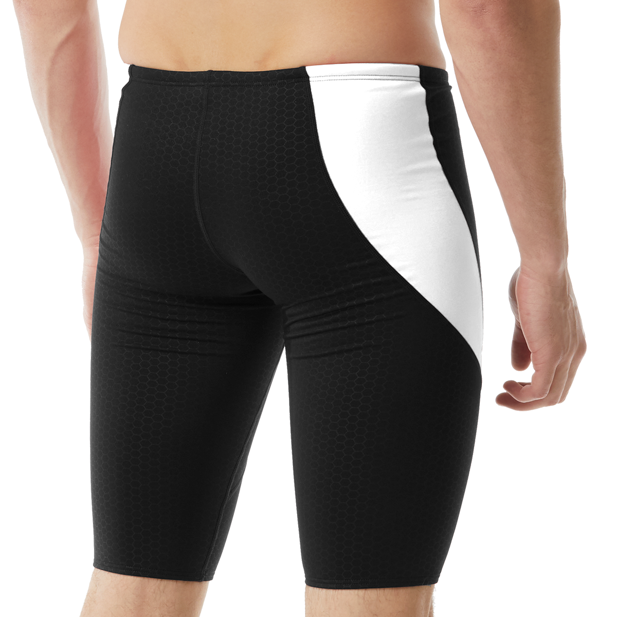  TYR Hexa Durafast Elite® Curve Splice Black/White Jammer