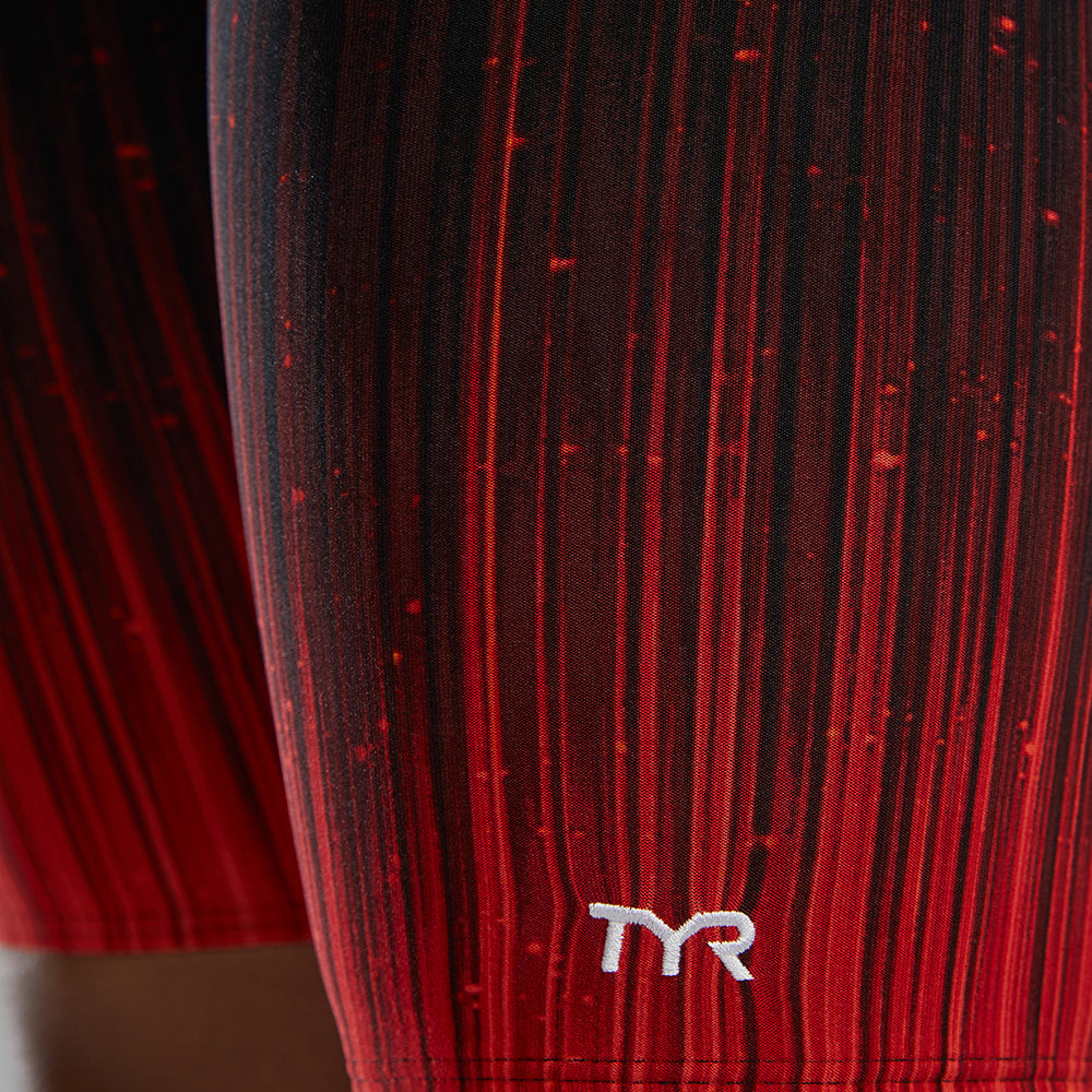  TYR Speedwarp Red Durafast Elite® Jammer Swimsuit