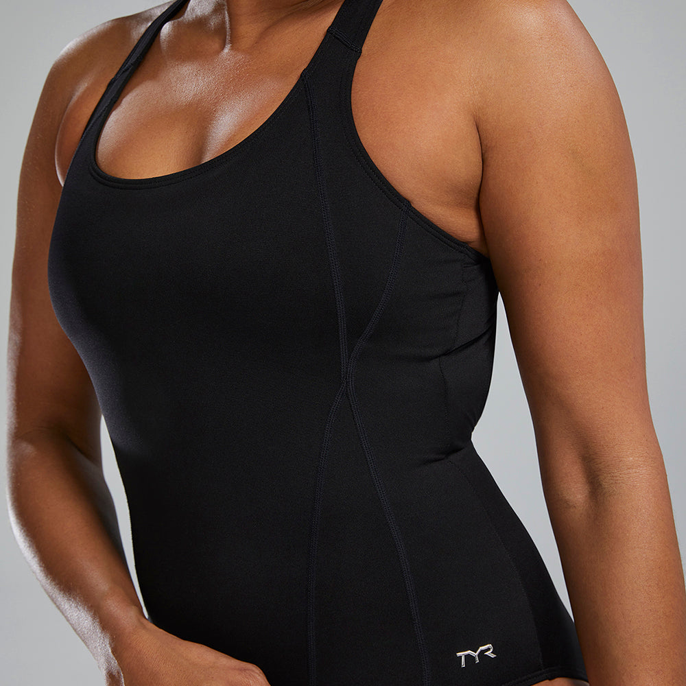  TYR Black Durafast Elite® Women's Max Splice Controlfit Swimsuit - TYR