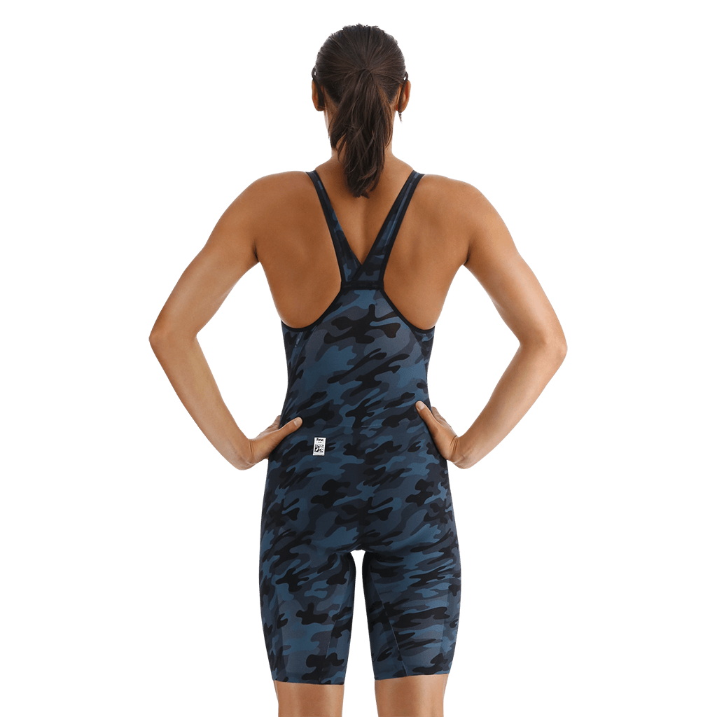 TYR Venzo Camo Deep Teal Closed Back Race Suit