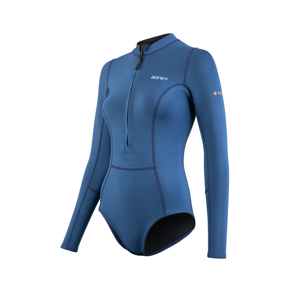  ZONE3 Womens Yulex Long Sleeve Swimsuit