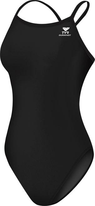  TYR Black Solid Cutoutfit Swimsuit - TYR