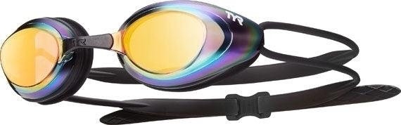  TYR BlackHawk Racing Gold Mirrored Goggle - TYR
