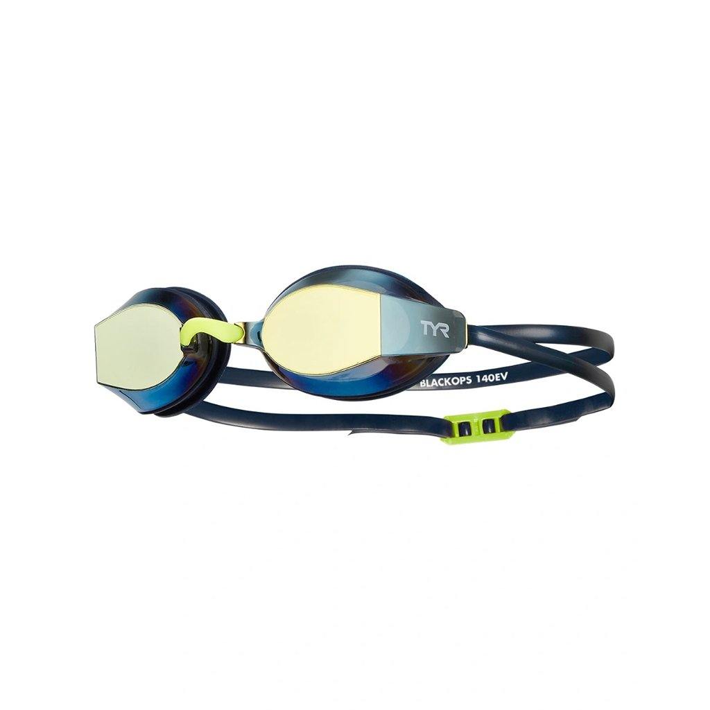  TYR Blackops 140EV Gold Racing Mirrored Adult Goggles - TYR