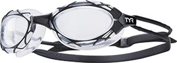  TYR Black Clear Nest Pro Goggle - TYR