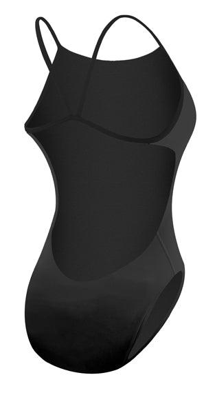 TYR Black Solid Cutoutfit Swimsuit - TYR